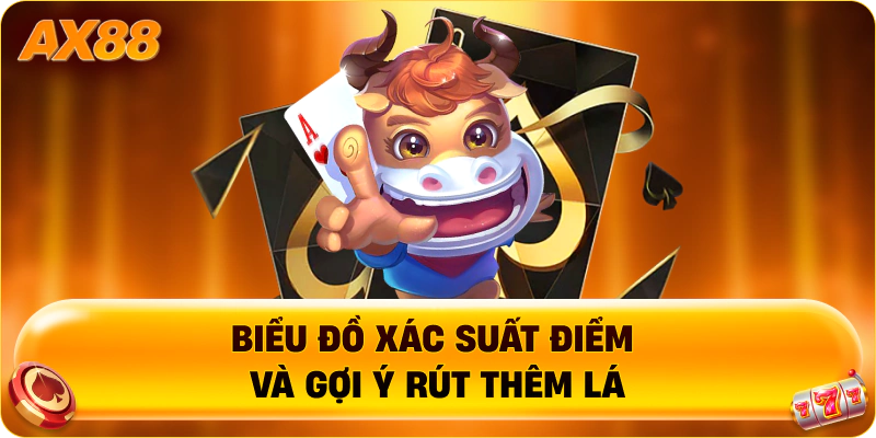 Biểu đồ xác suất điểm và gợi ý rút thêm lá