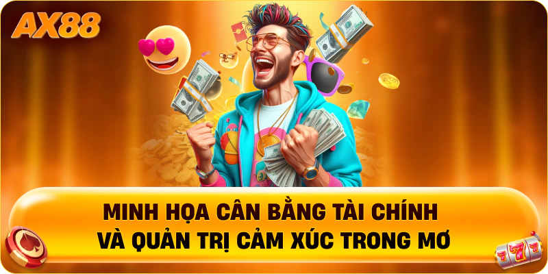 Minh họa cân bằng tài chính và quản trị cảm xúc trong mơ